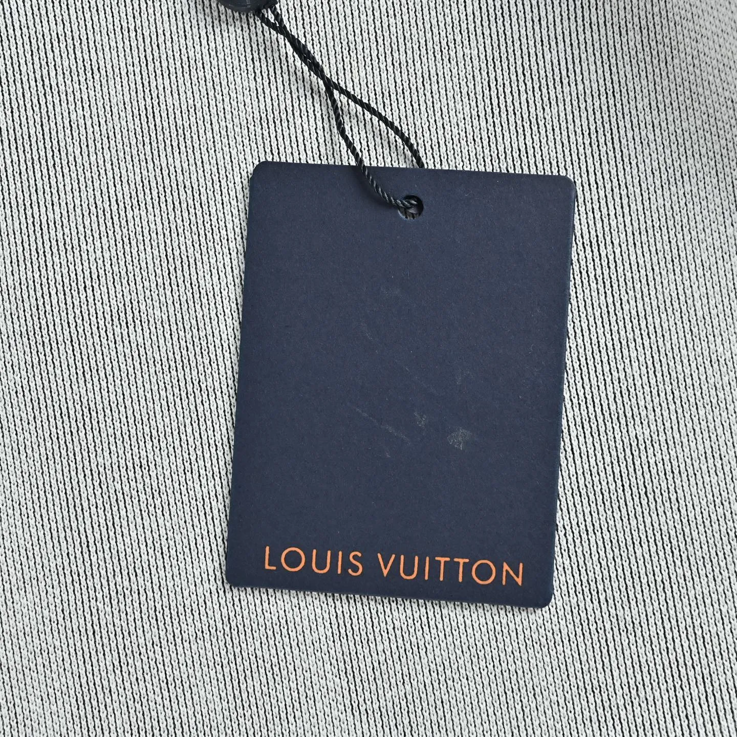 Louis Vuitton/Louis Vuitton intarsia jacquard logo cotton blend hooded jacket